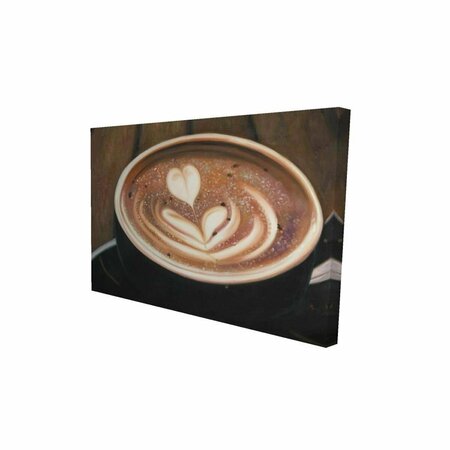 FONDO 12 x 18 in. Artistic Cappuccino-Print on Canvas FO2787707